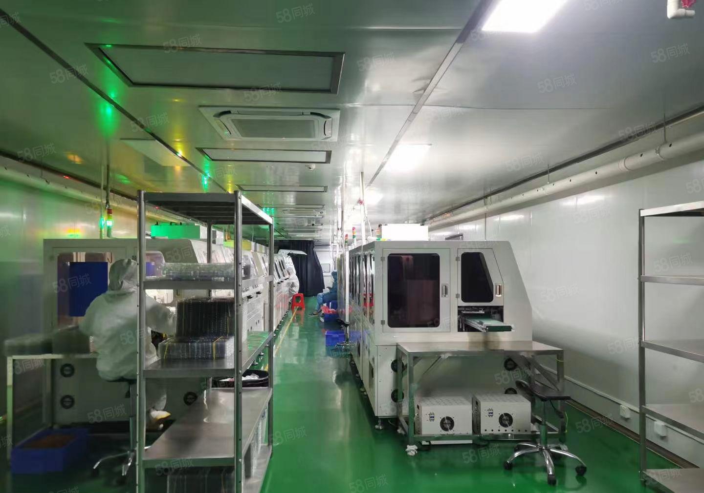 西乡九围大型工业区楼上1600平精装修厂房出租可分租无转让费