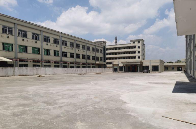 企石独院空地8000平方15块5米高三层独院厂房带钢构出租