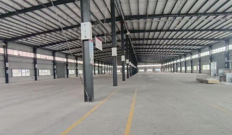 博罗园洲镇国道旁原房东独栋钢结构滴水九米6000平方厂房出租