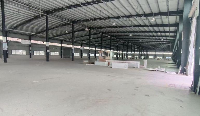 博罗园洲镇国道旁原房东独栋钢结构滴水九米6000平方厂房出租