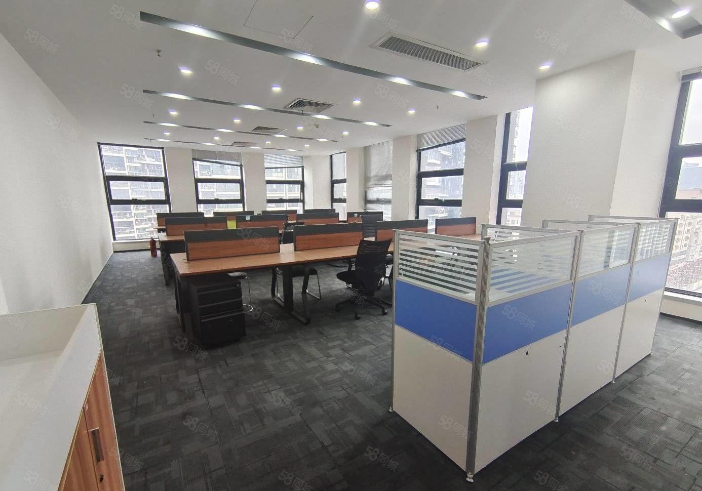 清湖地铁口新出办公室500平，可分租100平起分租