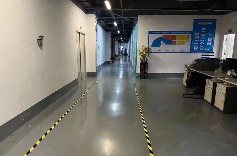 1000平起租 龙华大工业区二楼2000平精装修电子厂房出租