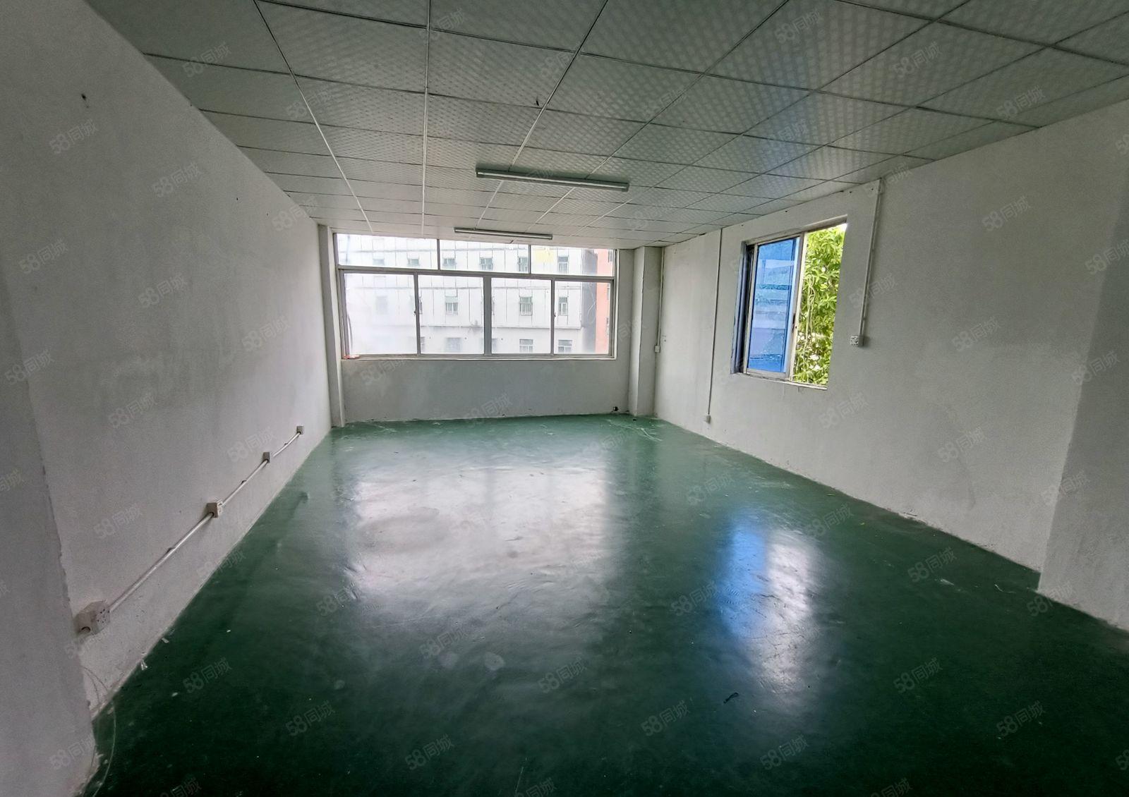观澜环观中路楼上800平整层有精装修地坪漆厂房带无净车间。