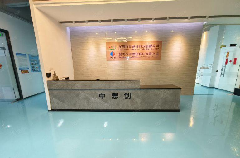 龙华600平精装修厂房出租，全新地坪漆现成水电拉线园区形象好