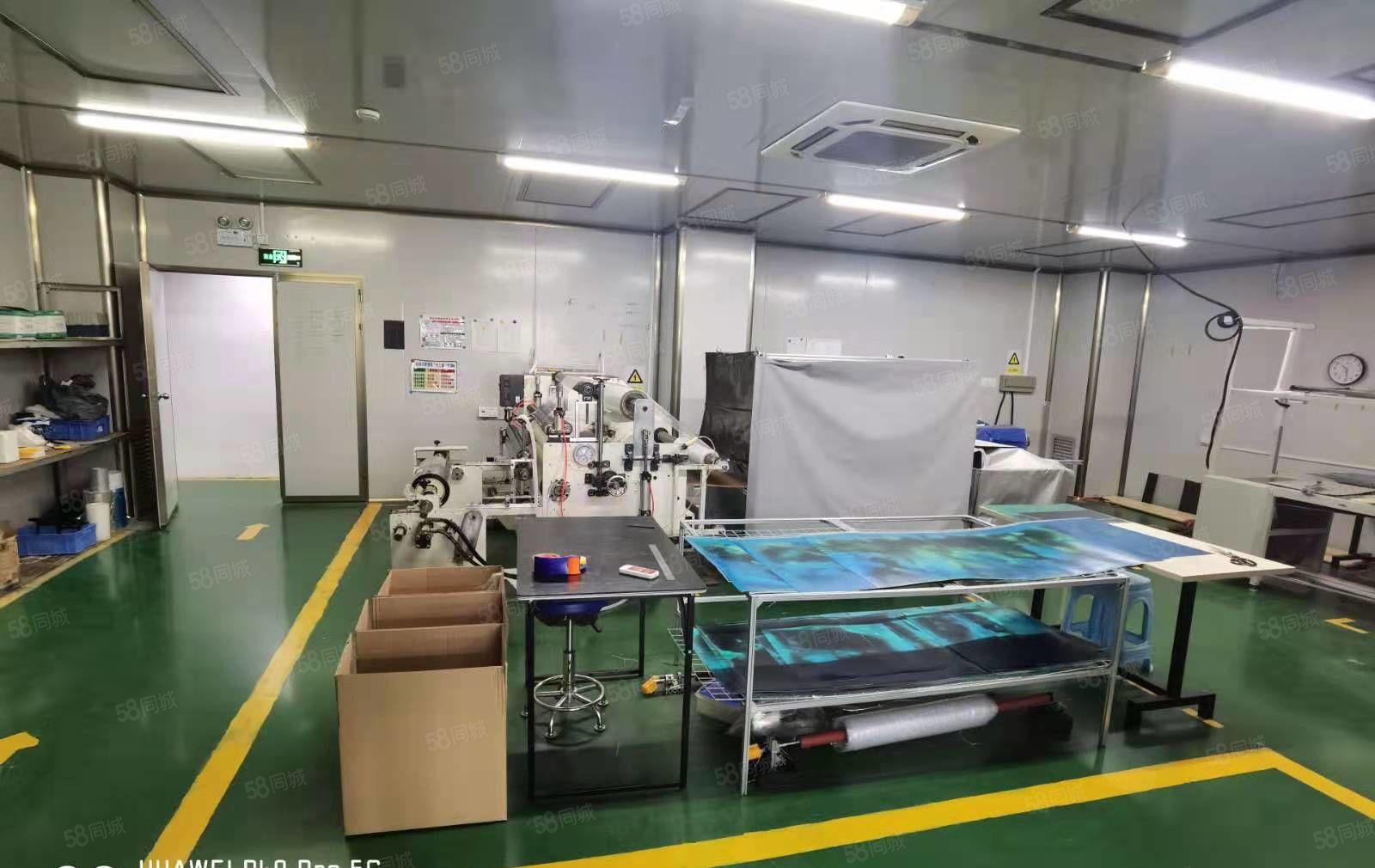 深圳龙华大浪商业中心附近3楼720平精装无尘车间厂房出租。