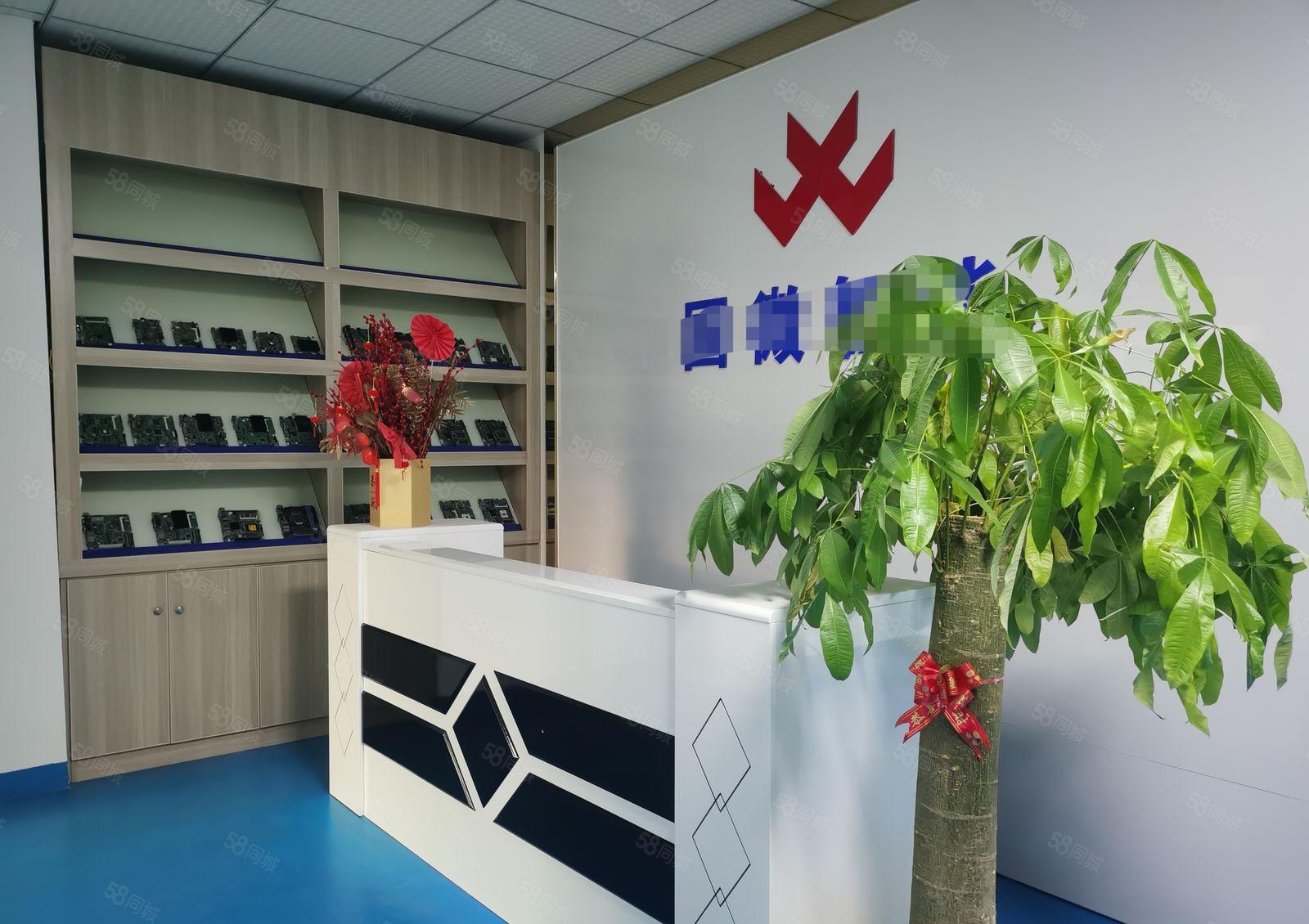 大浪华荣路红本产业园新出楼上1100平精装厂房形象好配套完善