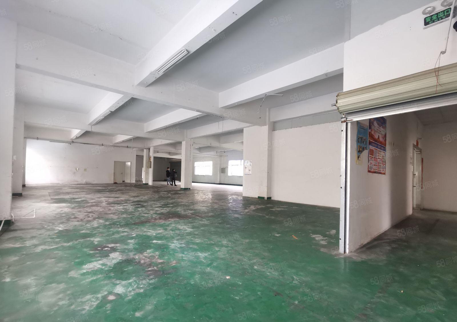 观澜环观南路边樟坑径大型园区楼上带简单装修厂房出租1266平