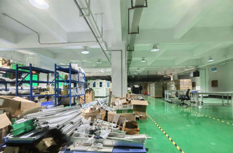 大浪厂房出租200平至2000平方精装修办公室车间全新地坪漆