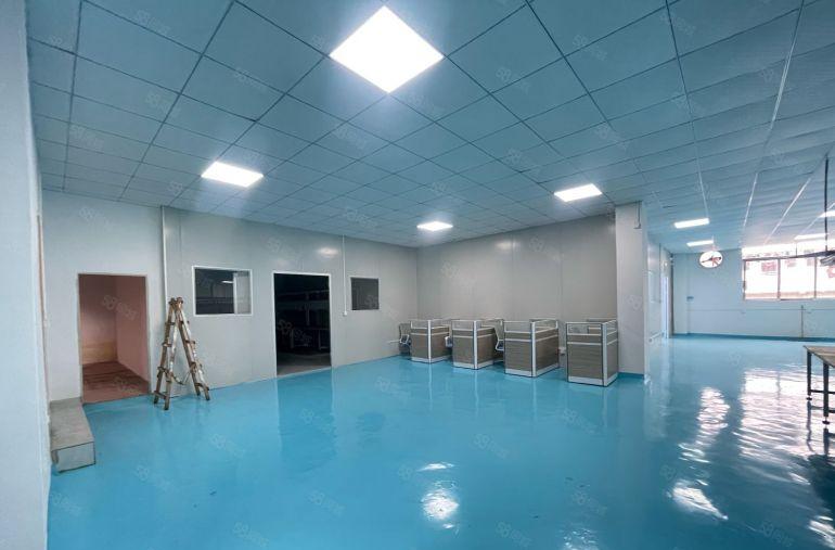 龙华大浪一楼800平精装修无尘车间厂房科技园仓库生产