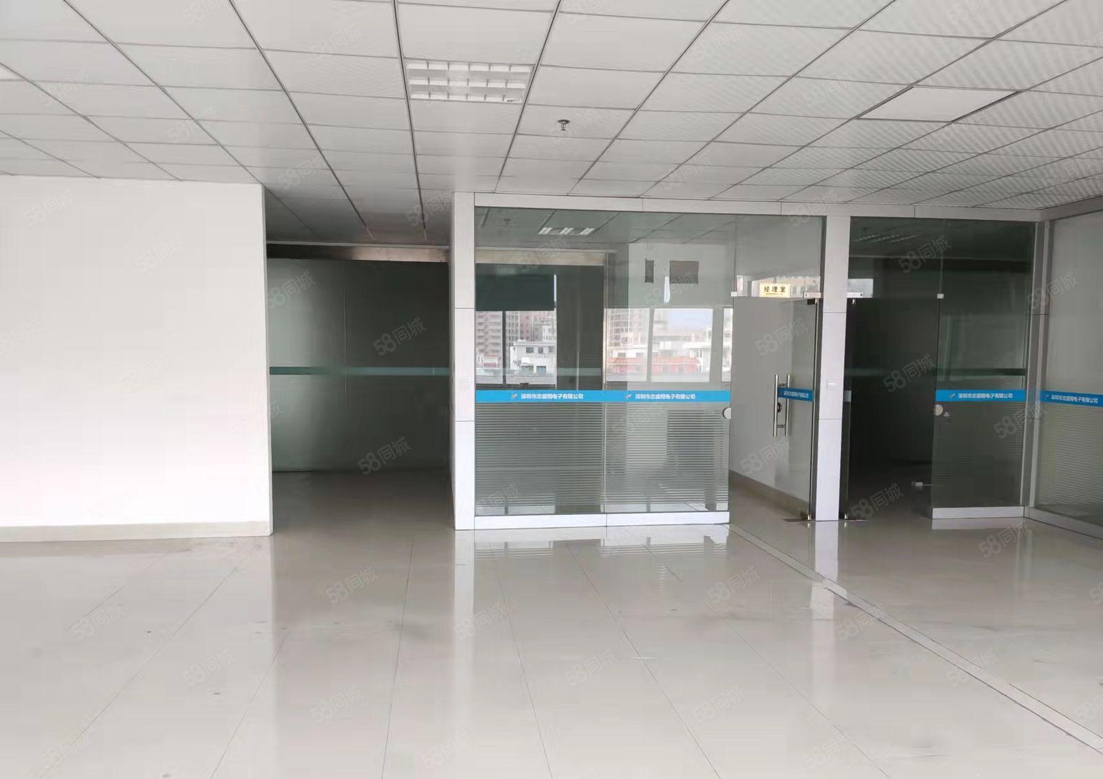 龙华地铁站附近原房东258平精装办公厂房出租