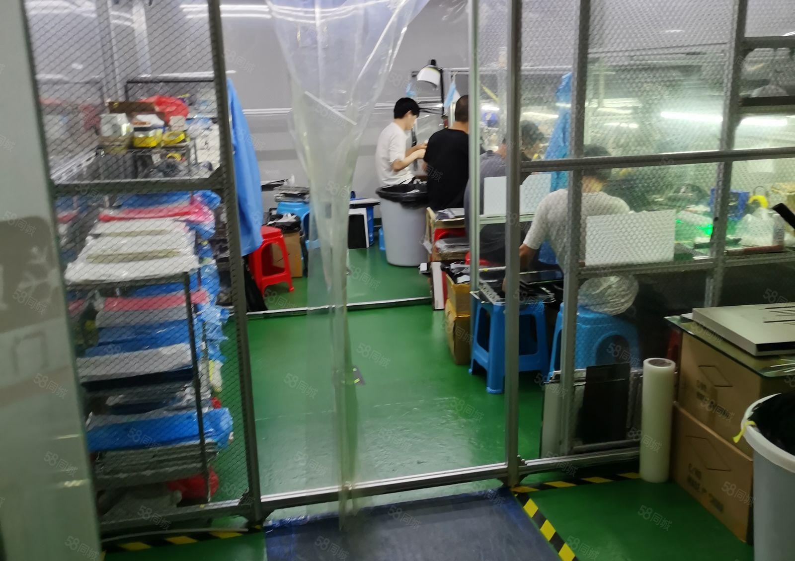 龙华观澜新田工业区新出2楼300平方带装修厂房低价出租