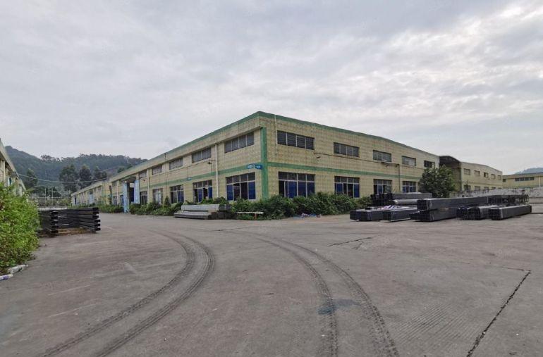 观澜牛湖独院滴水8米钢构5500平重工业厂房仓库出租可分租