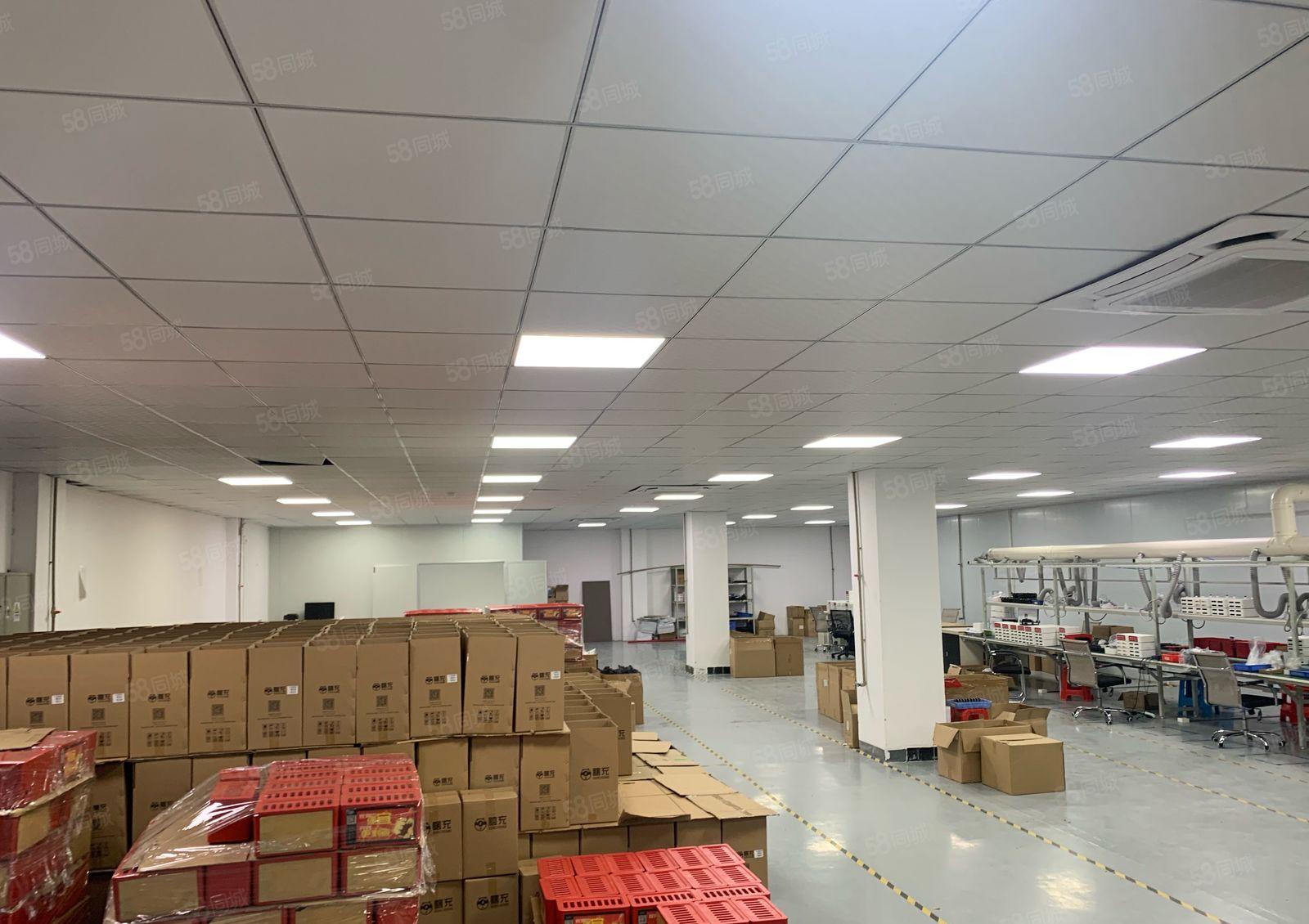 龙华观澜樟坑径大型园区原房东1340平带装修大平层厂房出租