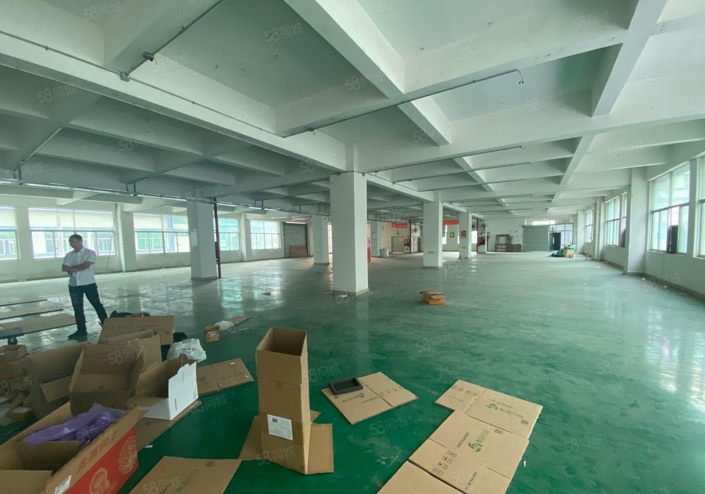 观澜工业园精装修2000平厂房出租可分租空地大一楼仓库出租