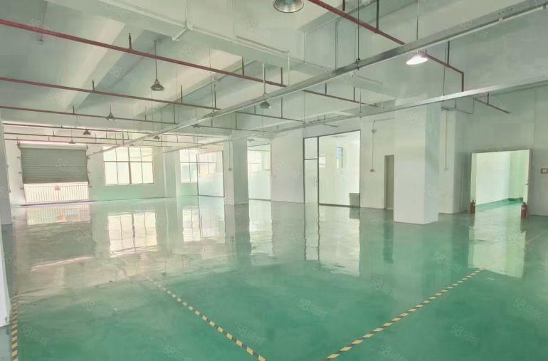 观澜地铁口工业区楼上1500平厂房出租带精装修可分租拎包入住