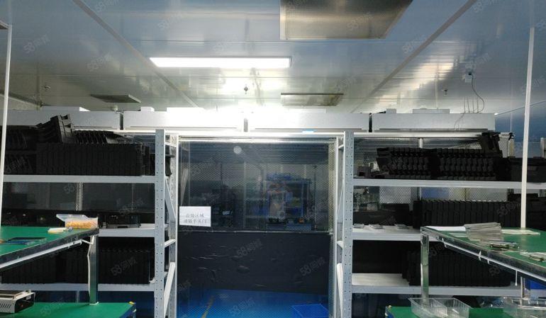 观澜现成万级无尘车间1041平20块钱一整层带办公室装修