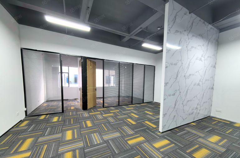 梅林关民治地铁口产业园120平精装办公带家私工业风厂改写字楼