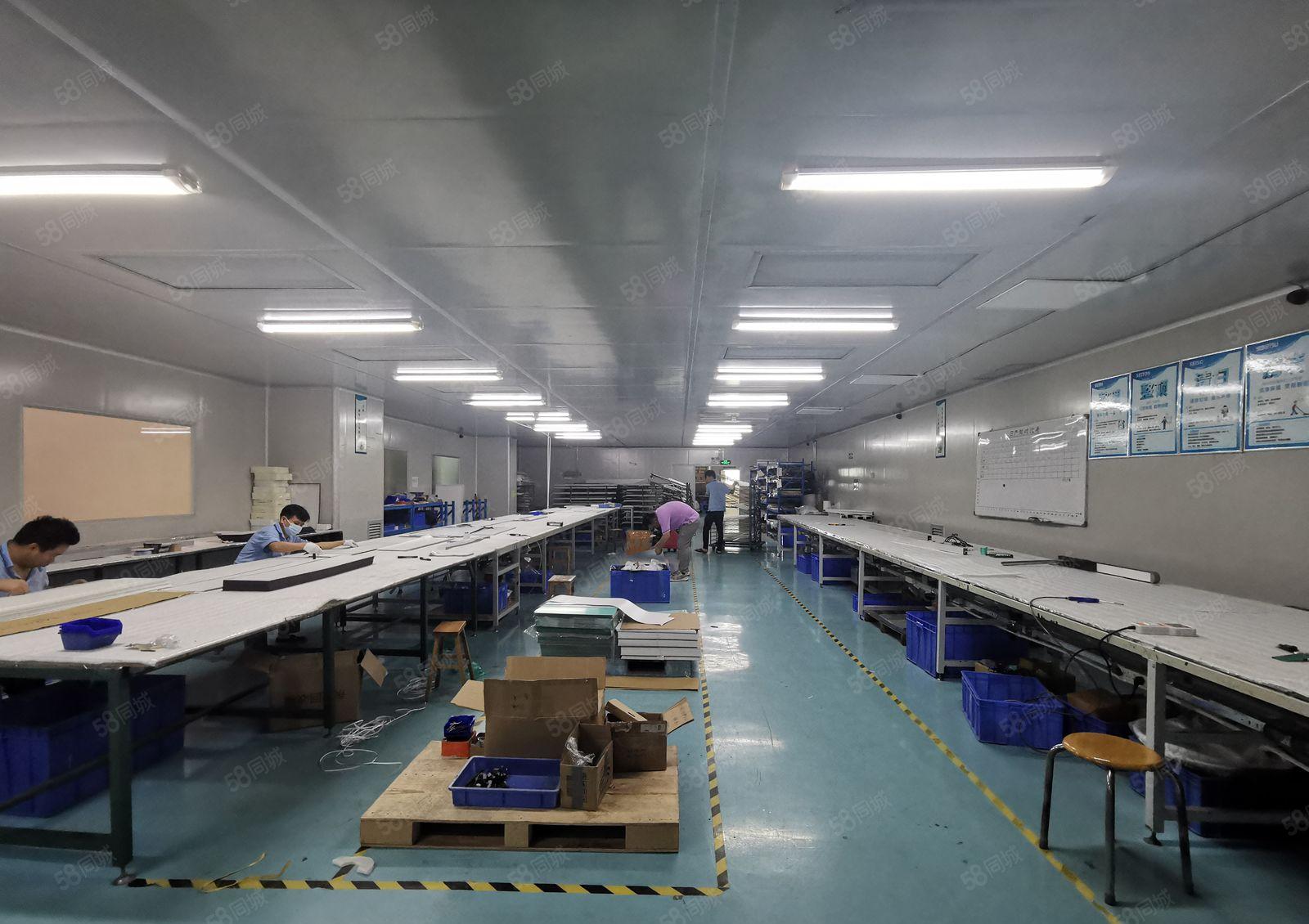 龙华浪口工业园2000平精装修办公仓库无尘车间厂房出租可分租