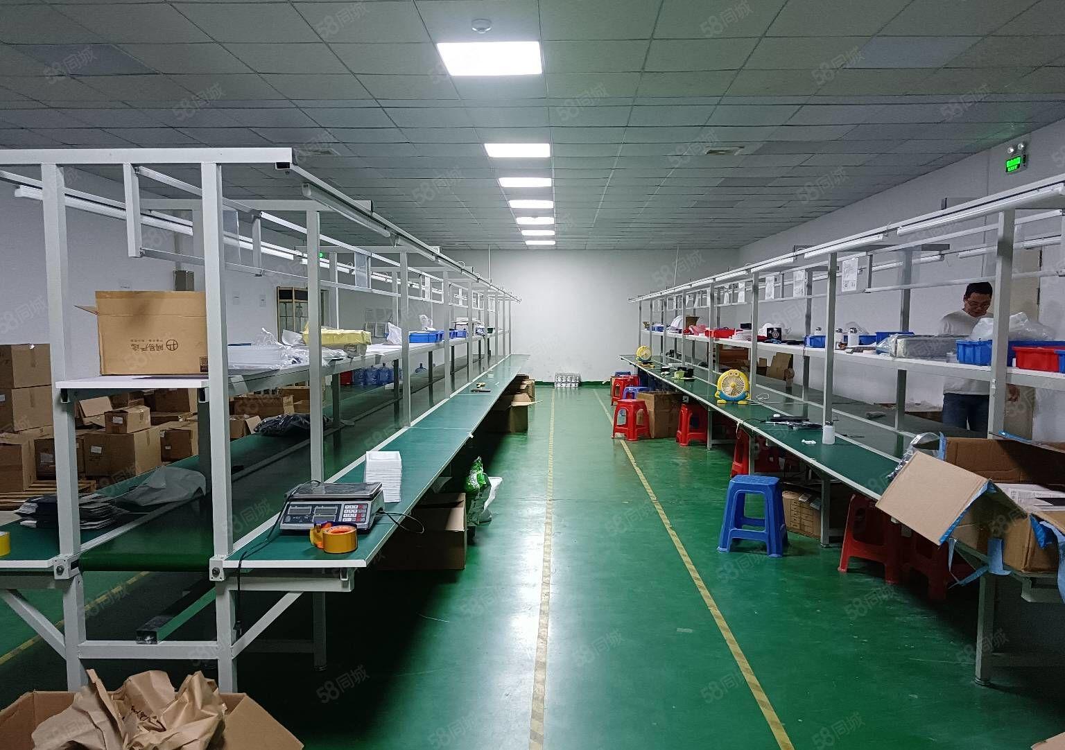 大浪楼上800平，工业园厂房出租，格局是4加1，精装修，低价