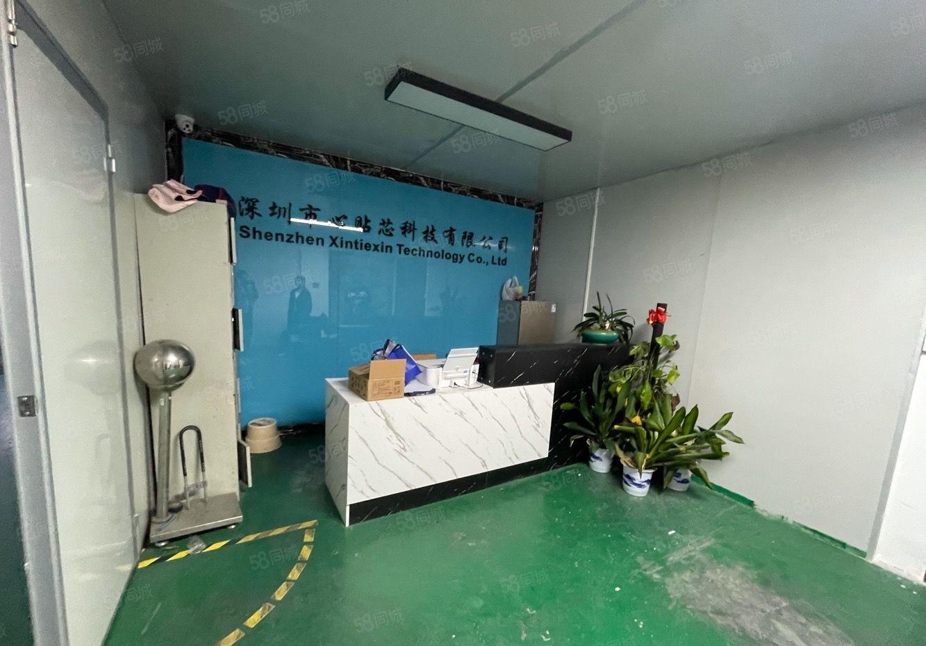 大浪华昌路工业园原房东800平方米厂房出租精装修一楼仓库出租