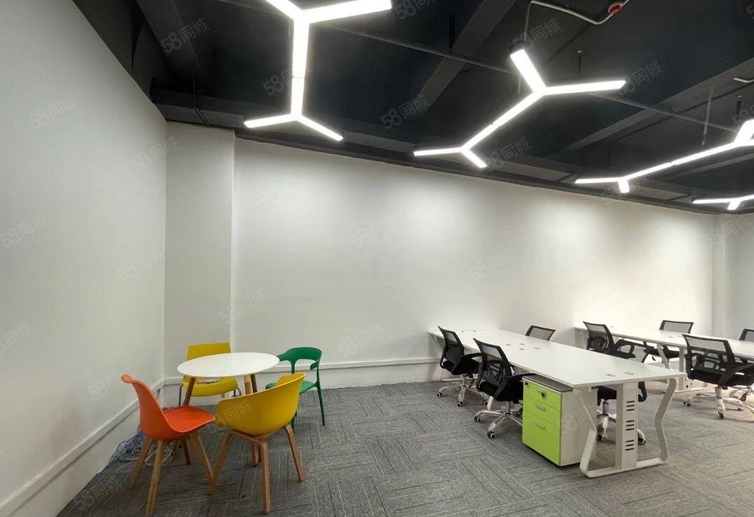 龙华元芬地铁站楼上精装办公室200平出租