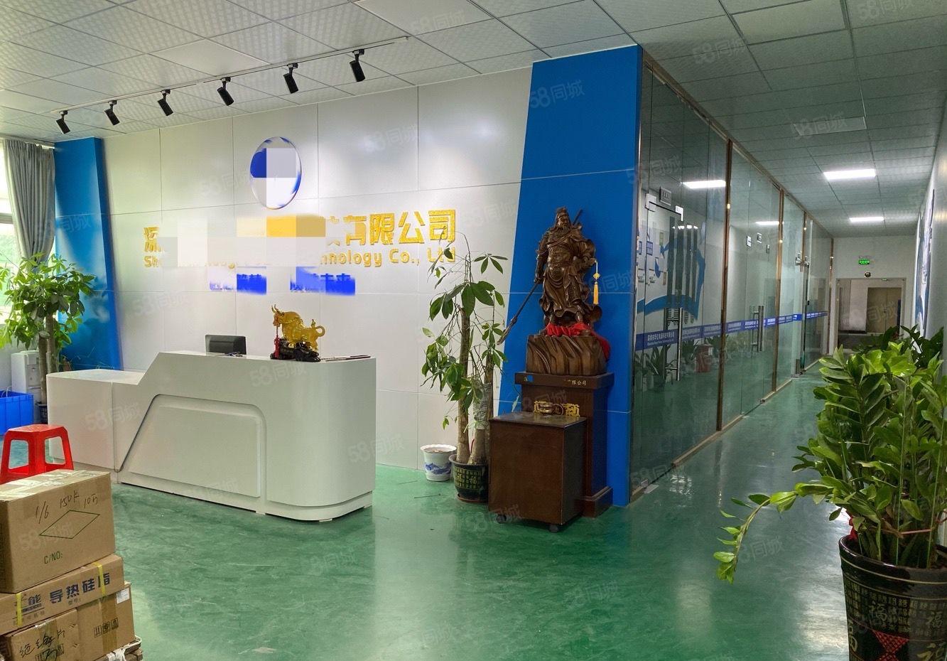 观澜新田高速口1500平方精装修原房东红本仓库厂房出租零公摊