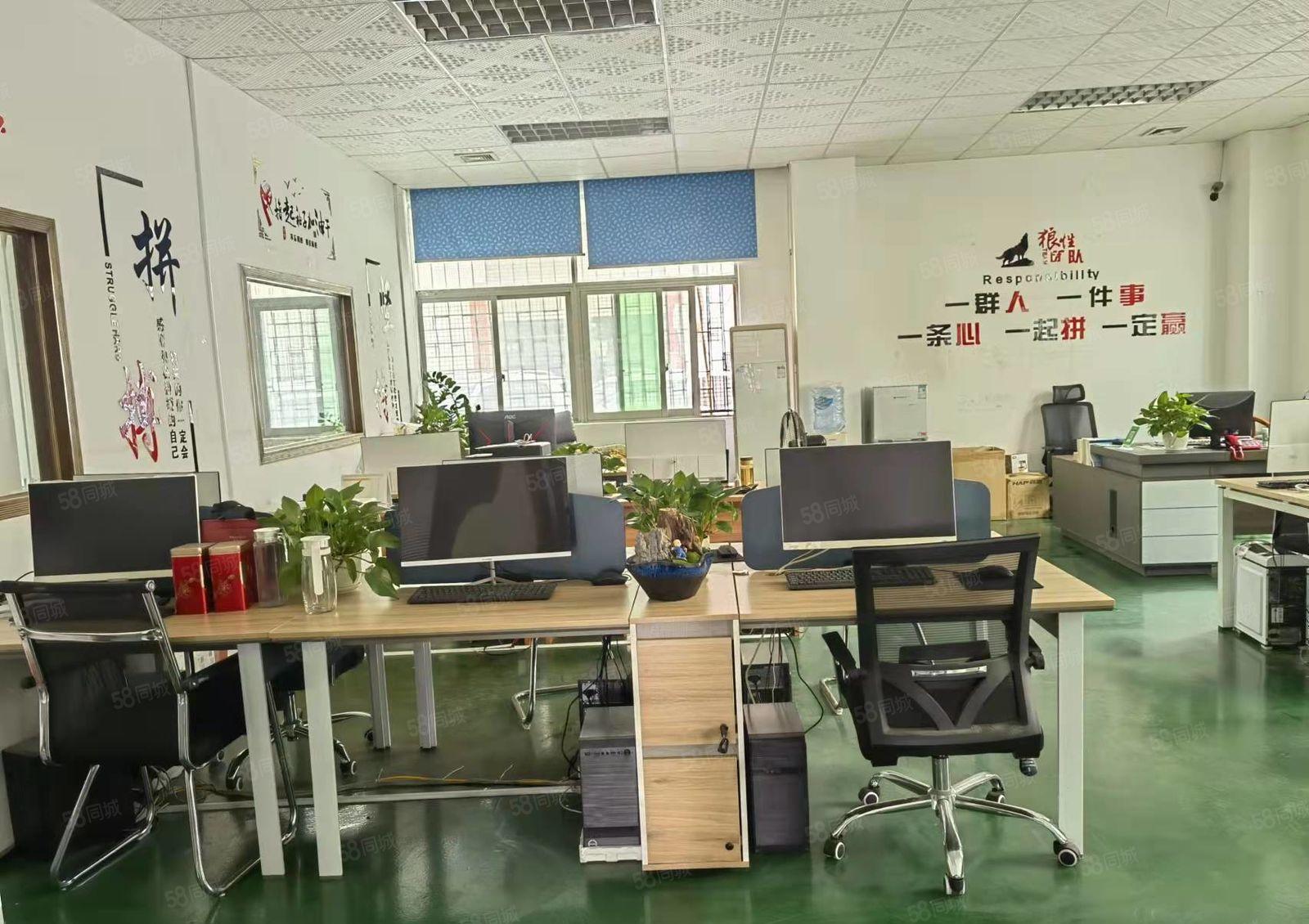 观澜新田市场附近新出单层一楼1600平方精装厂房出租