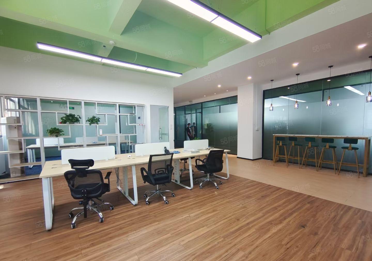 龙华元芬地铁口电商园新出楼上250平精装修办公室出租