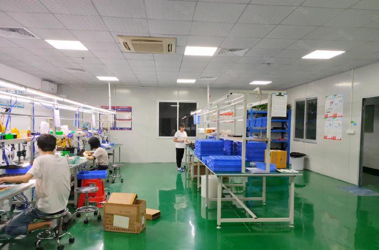 龙华大浪独院楼上带装修200~500平不等小面积厂房出租低价