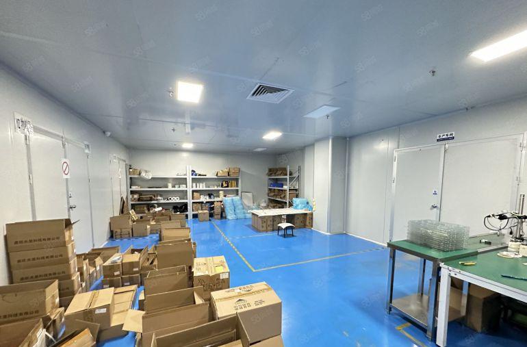观澜桂花靠近地铁口楼上1000平精装修千级无尘车间出租