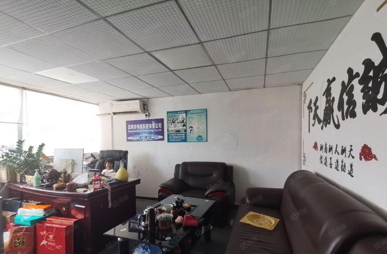 龙华观澜观光路工业园楼上精装修厂房530平，低价出租，已电改