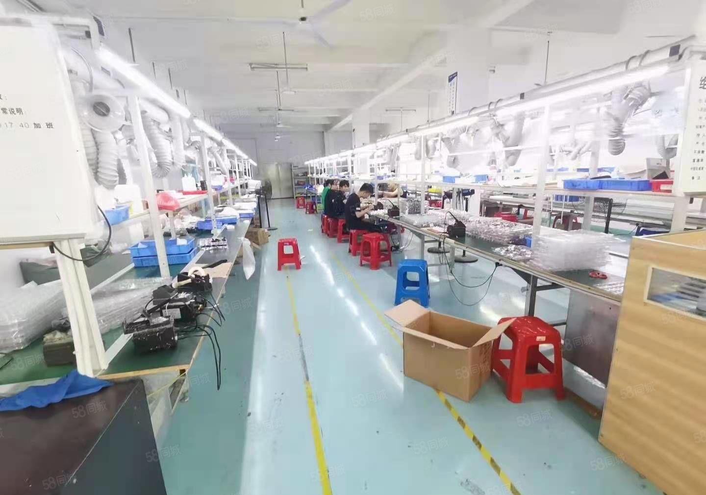 龙华大浪新出楼上1200平精装厂房出租