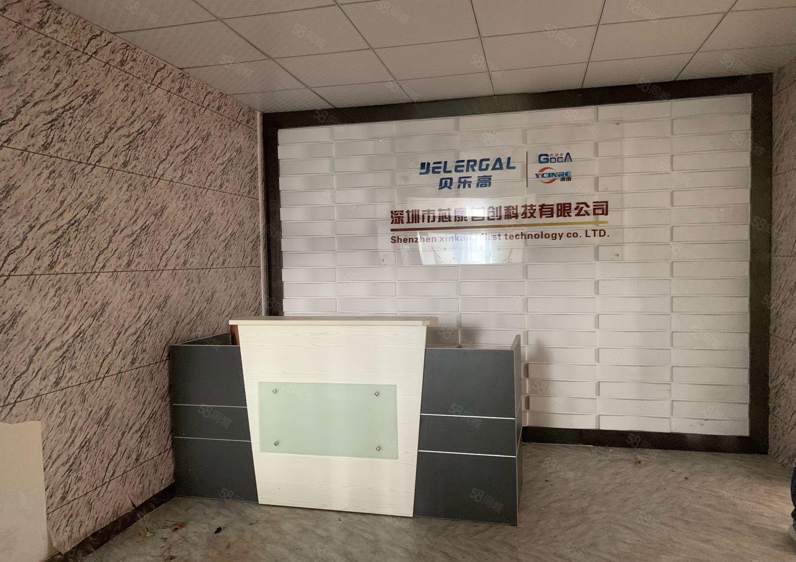 观澜樟坑径原房东楼上500平，带前台办公室装修无公摊面积实在