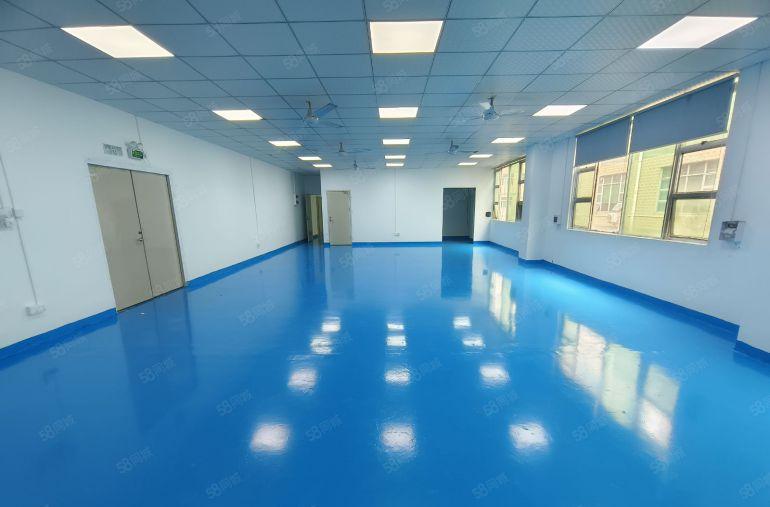 龙华地铁口精装修500平厂房出租，水电齐全带部分无尘车间