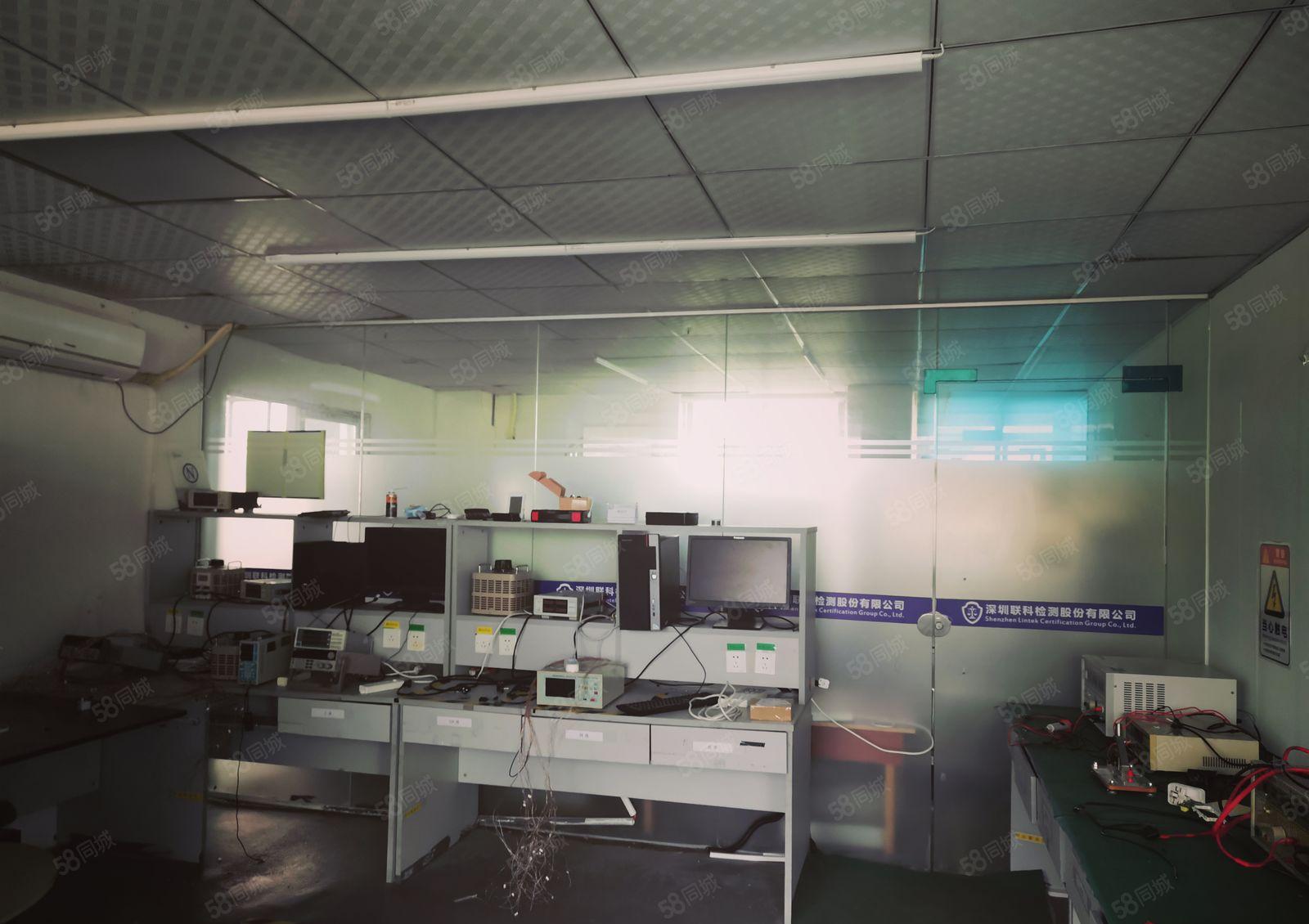 龙华新区观澜主干道工业园一楼和楼上标准厂房招租！100平起租