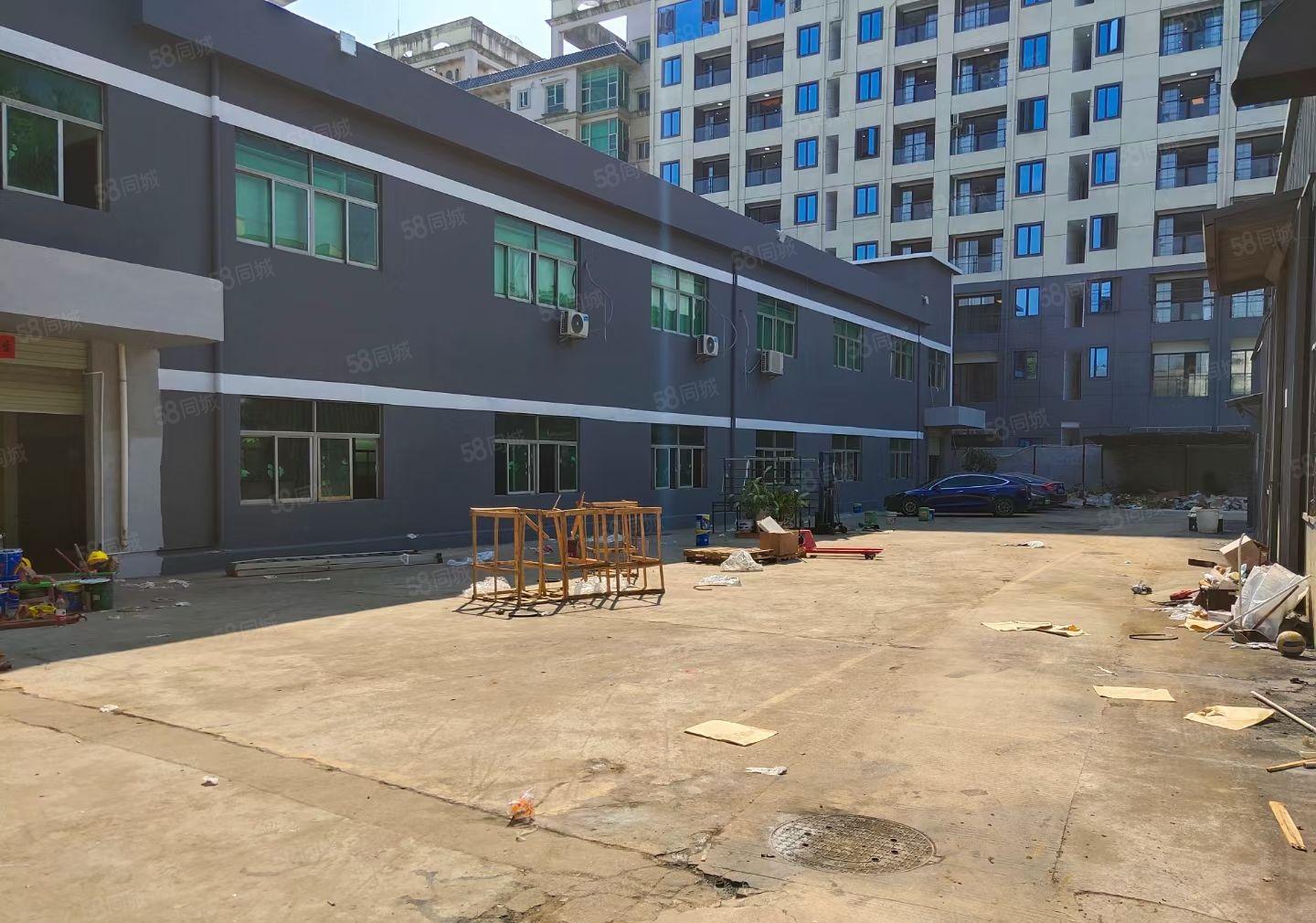 观澜新田牛厄岭工业区独院一楼1500平方空地大出租