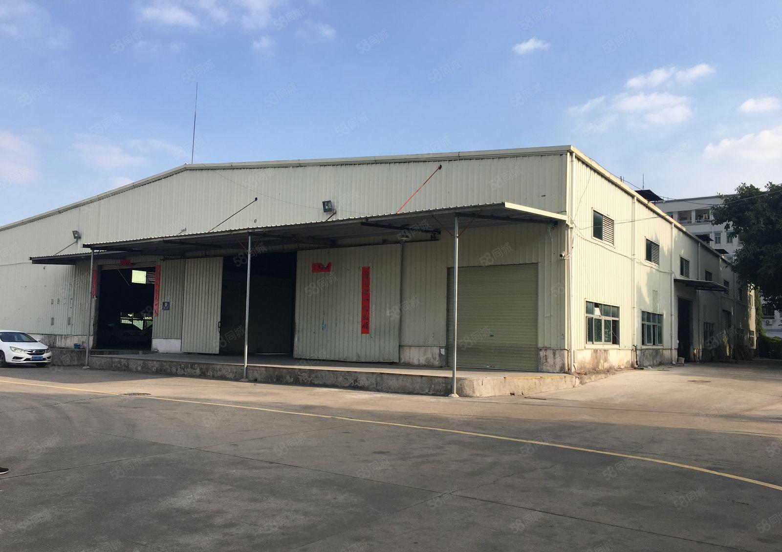 平湖清平高速出口2百5百8百1千平独栋钢构仓库厂房出租可分租