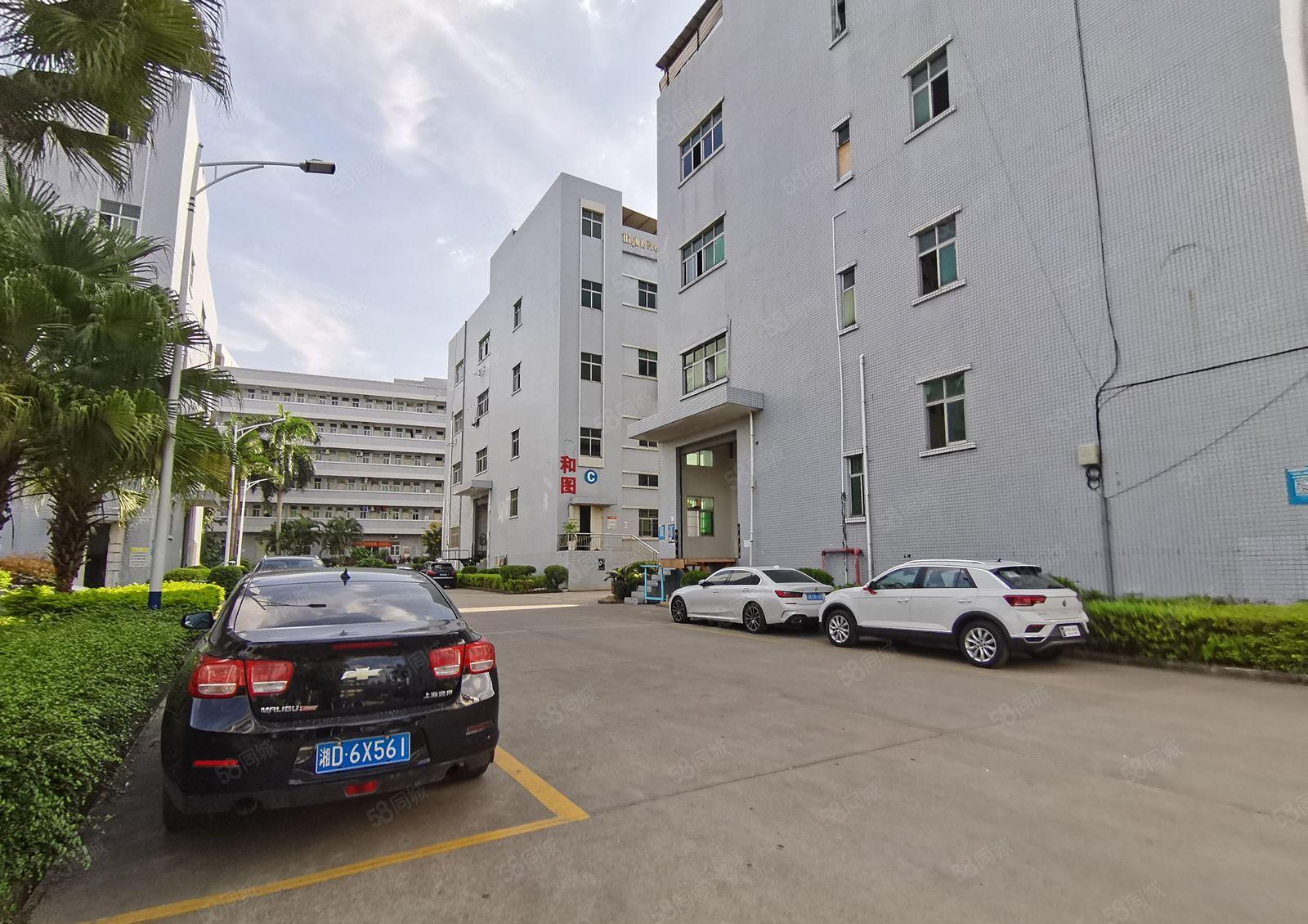 龙岗爱联工业园一楼850平厂房出租园区空地大可进大车免费停车