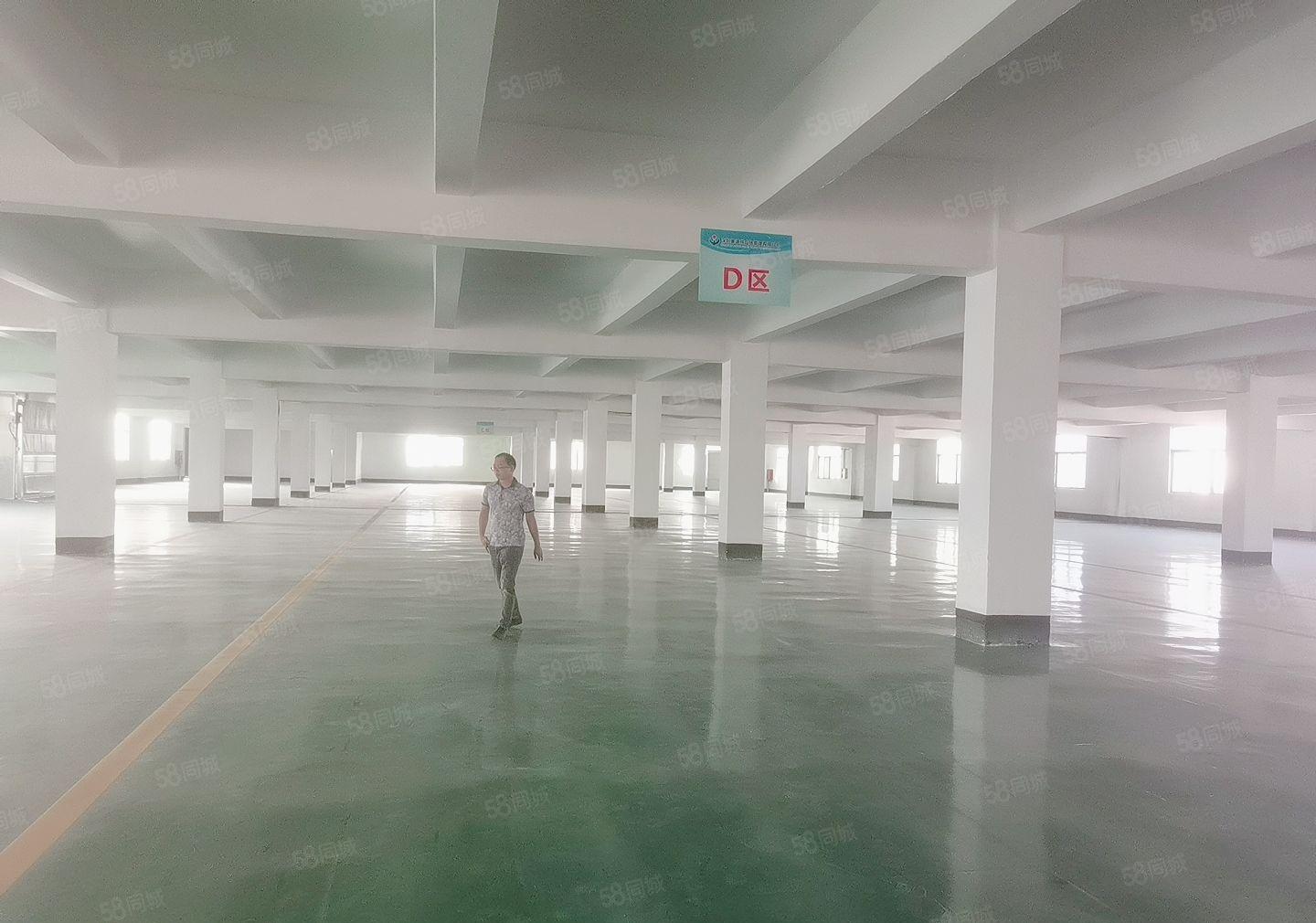 平湖华南城地铁口二楼整层3000平方带地坪漆厂房出租