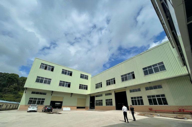 500平钢构独院荷坳高速路口旁8米层高原房东厂房仓库出租