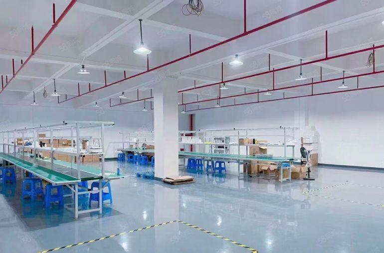 宝龙地铁口原房东工业园新出整层1500平方实际面积厂房出租