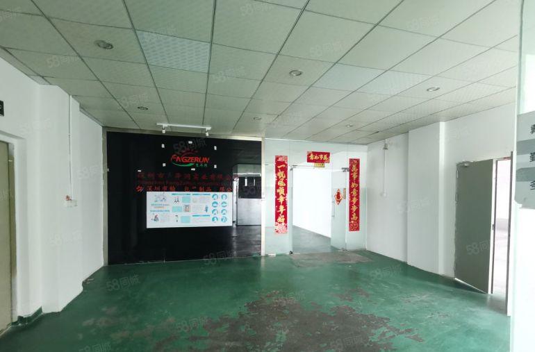 龙岗爱联500平米带装修厂房出租有吊顶有地坪漆