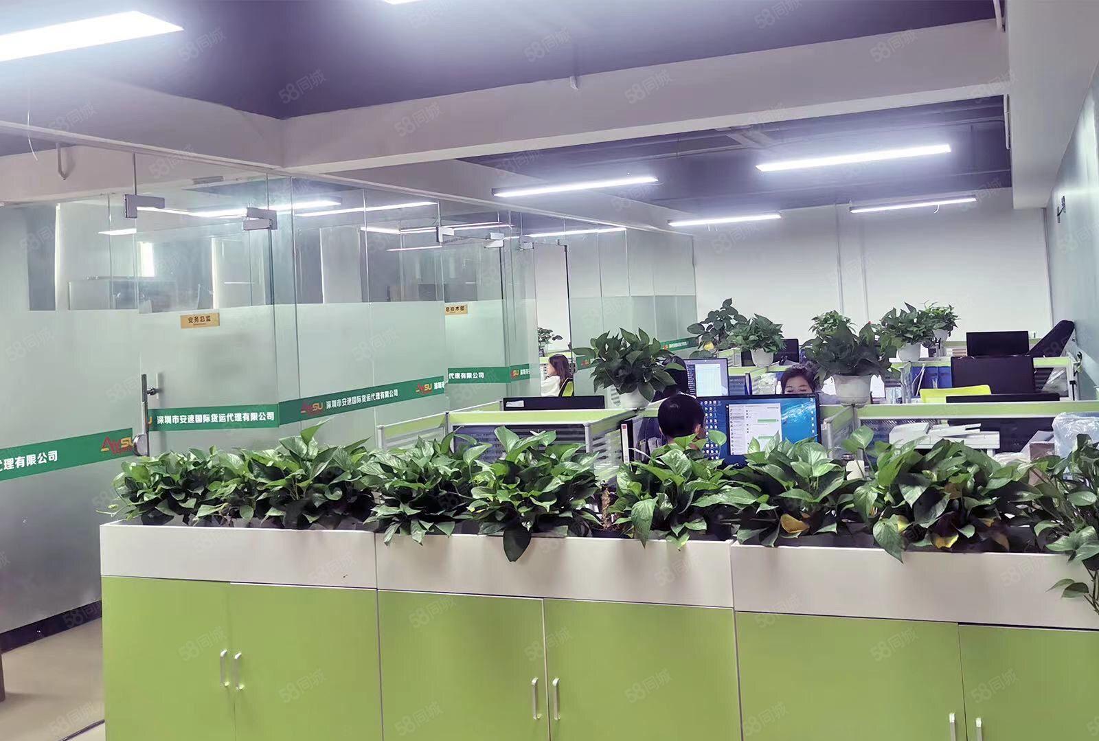 平湖富荣泰大厦，转租374平方，可以分租，地铁站在楼下