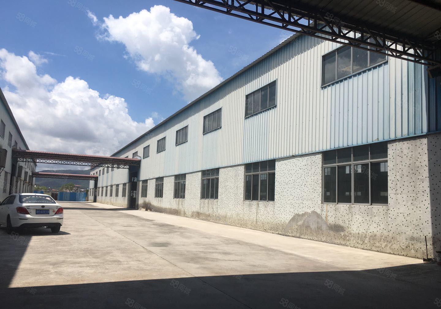 龙岗龙腾工业园单一层钢构滴水10米1800平厂房出租 进拖头