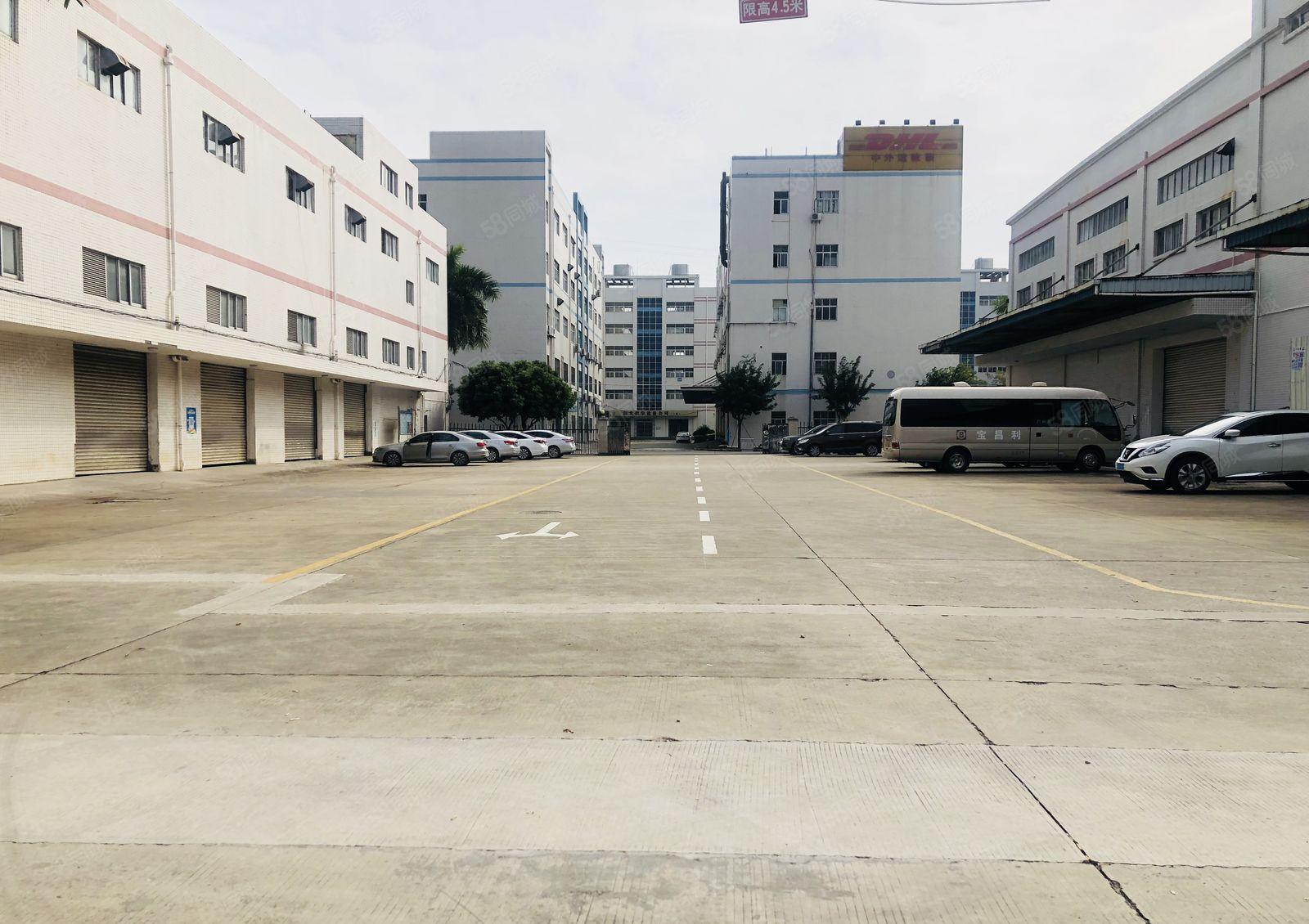 高7米单层4000平带卸货平台龙岗宝龙8000平独栋厂房招租