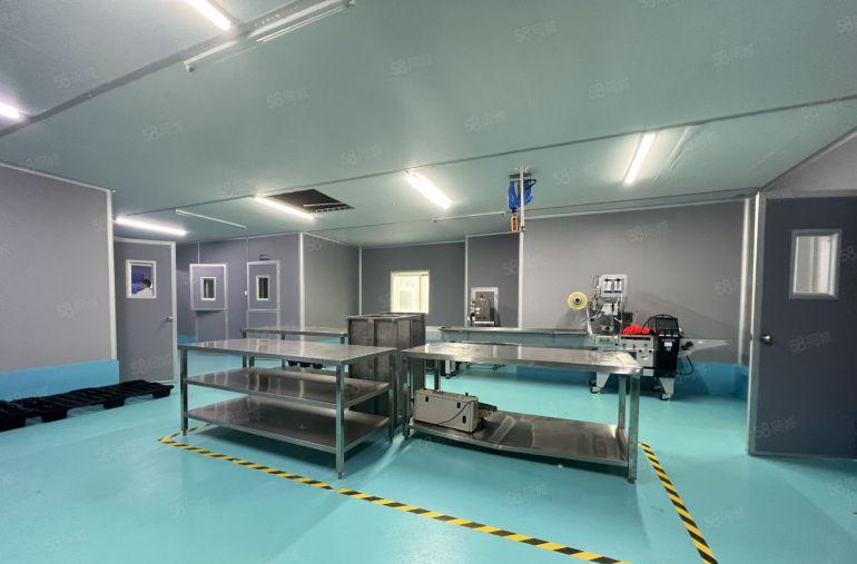 龙岗宝龙食品工业园二楼厂房1500平方出租带精装修地坪漆免佣