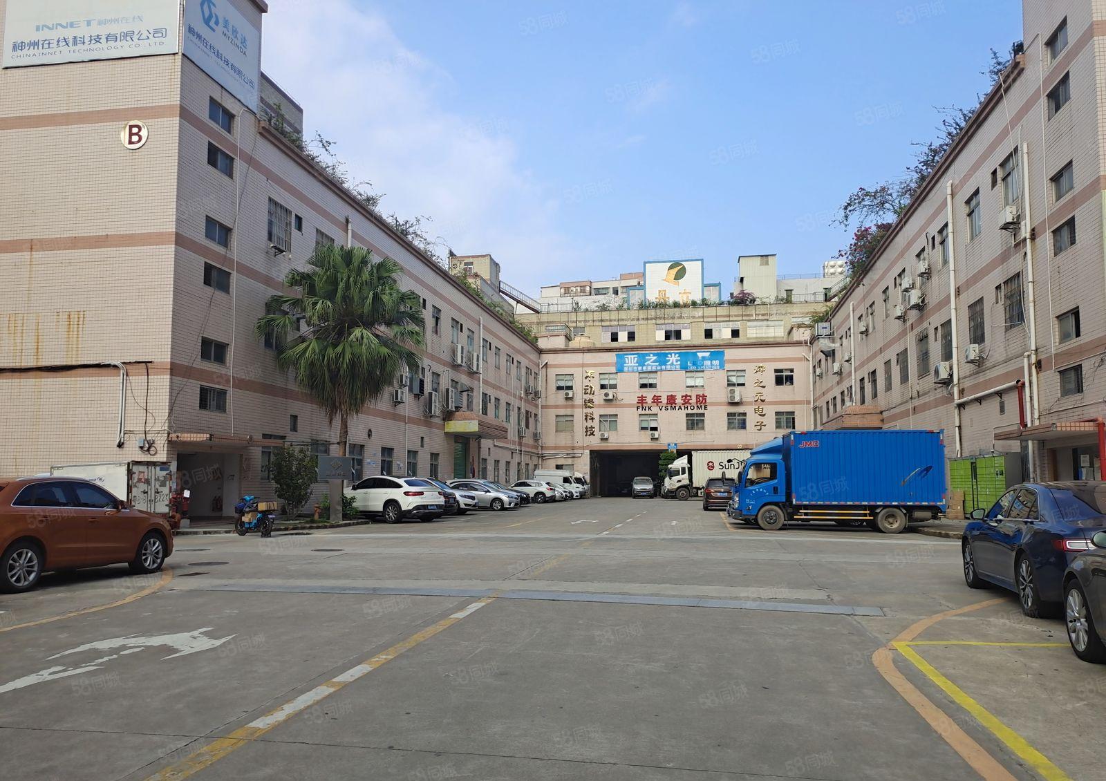 原房东！坂田1万平独院，带装修可分租，独栋厂房仓库低价出租