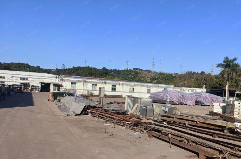 龙岗坪地原房东独栋钢构滴水8米高带办公室现成出租空地大