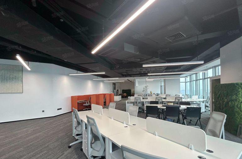 龙岗16号线愉园地铁站旁办公楼精装538平带家私办公室出租