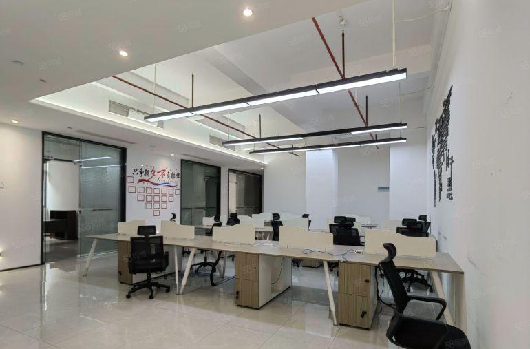 吉祥地铁站附近电商园楼上200平方精装修办公室厂房仓库可分租